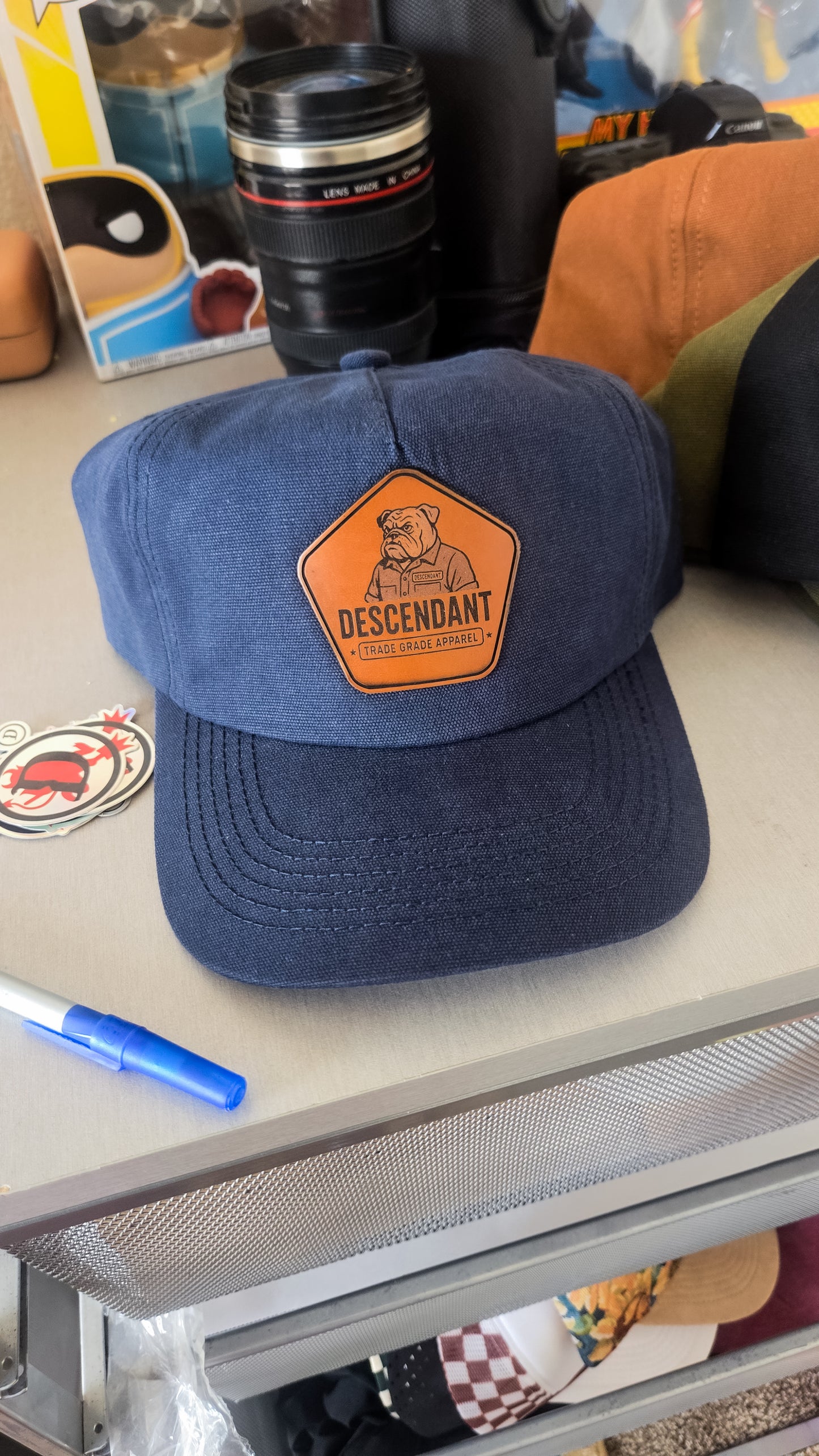 D2 Work Hat (Leather Edition)
